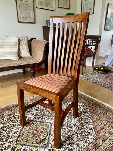 Eight dining chairs
