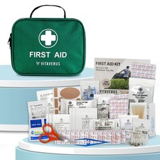 240 PIECE FIRST AID KIT MEDICAL EMERGENCY TRAVEL HOME CAR TAXI WORKPLACE HOLIDAY