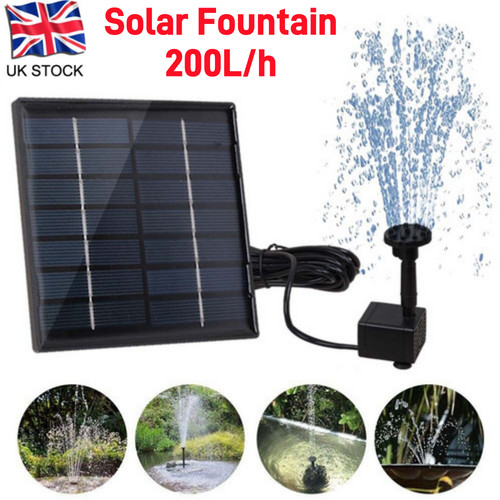 Solar panel powered water - solar,