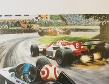 Print Of Niki Lauda 1984