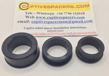 Suzuki GSXR 600 & 750  2011 - 2024 Captive wheel spacers.  Anodised Black.