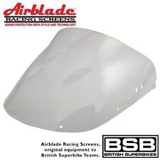 Airblade Race Screen For Honda CBR400RR NC23 Tri-Arm Clear Double Bubble