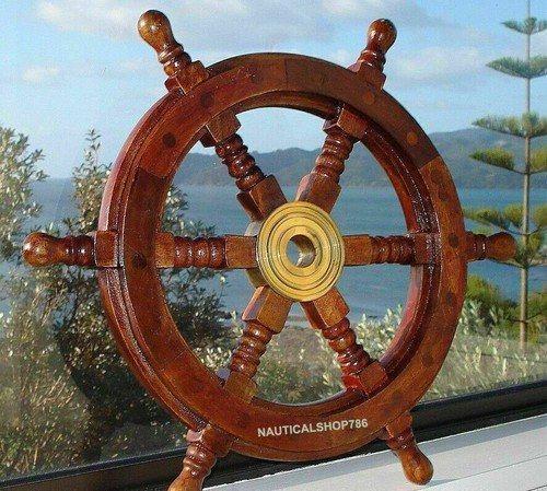 Durable wooden brass ship - wooden,