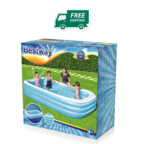 Bestway 10ft 6ft blue - bestway,