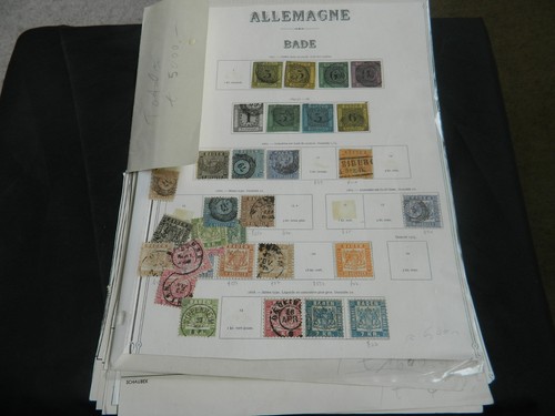 German states stamps - german,
