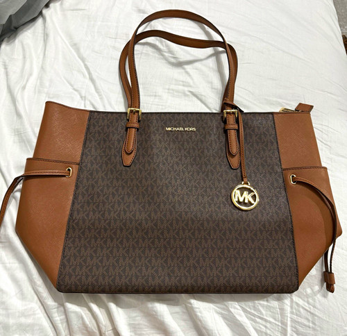 Michael kors brown logo - brown, mk