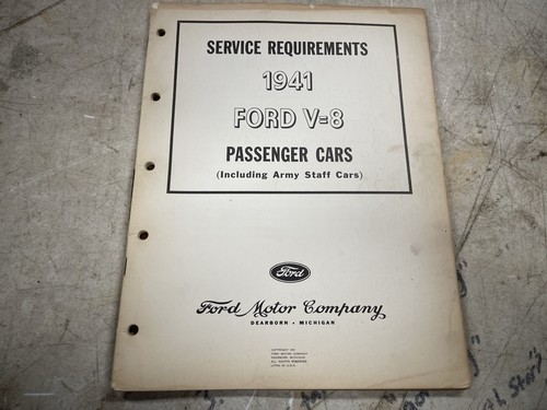 1941 ford service - 1941,