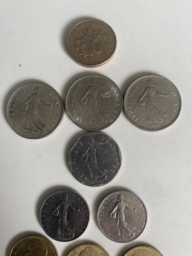 French coins vintage - 15,