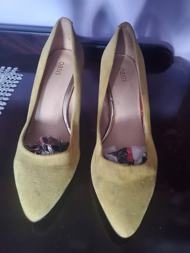 Oasis ladies size suade lime - ladies,