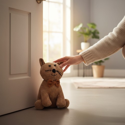 Fabric cat animal - animal, doorstop