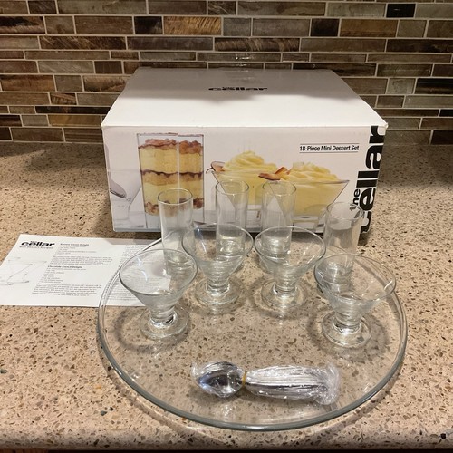 Piece mini dessert set - 18-piece,