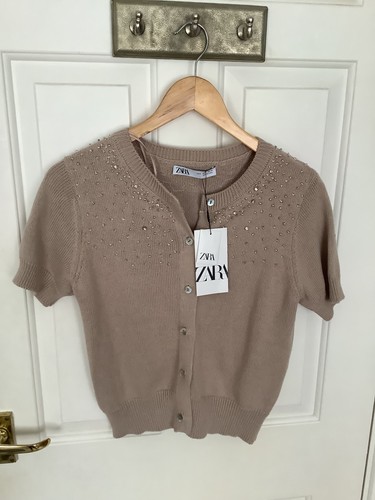 Zara embelished cardigan - embelished,