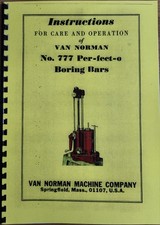 van norman 777 cylinder boring