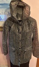 Topshop Women Leopard Raincoat
