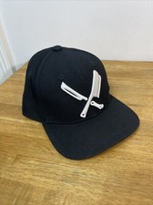 Distorted People x Barber & Butcher Kids black snapback cap - one size