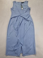 Wrap Midi Dress UK 16 Light