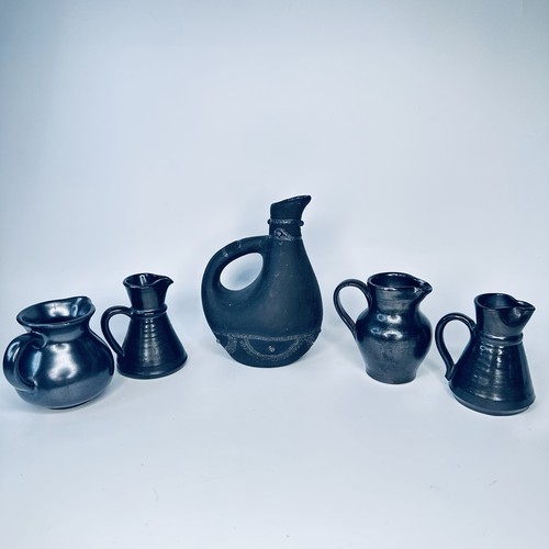 Vintage black studio pottery - vintage,