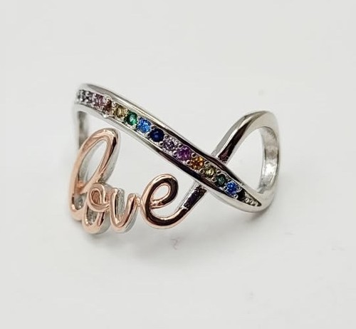 925 sterling silver rose - silver,