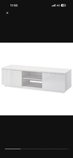 Ikea BYÅS TV bench 160x42x45 high-gloss white