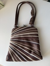 Coast Brown Embellished Evening Handbag with Shoulder Strap