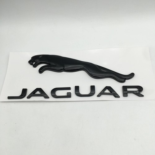 Gloss black rear boot - black, badge
