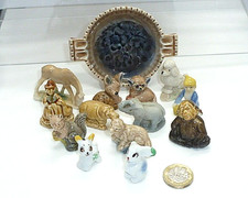 Job Lot Vintage Wade Whimsies Mixed Animals Leprechaun Minikins Mother Goose x14