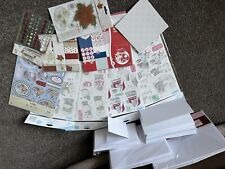 christmas card bunddle, 3 Different Size Cards With Envelopes, Decoupage Sheets