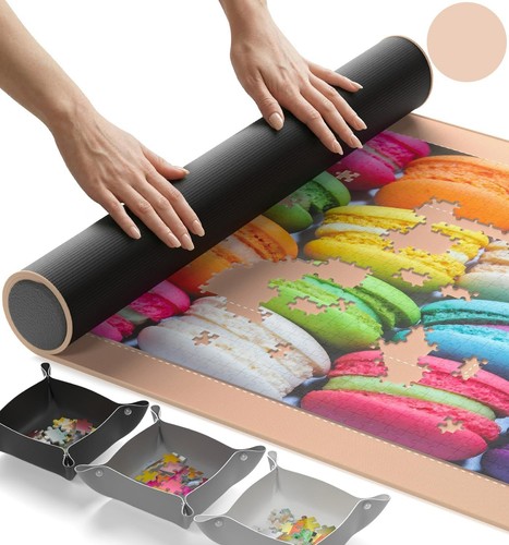 Jigsaw puzzle mat roll - roll, up