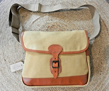 Vintage Liddesdale( Barbour) canvas & leather game outdoor fishing bag