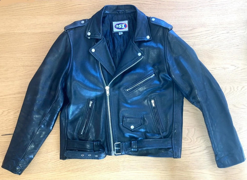 Great vintage black - great, leather