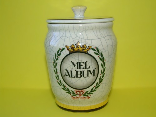 Vintage ceramic apothecary - ceramic,