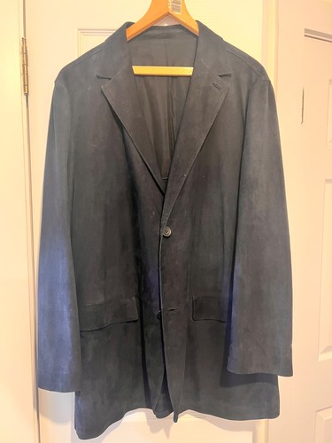 Ermenegildo zegna navy suede - ermenegildo,