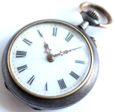 Antique - Gold - Monagram -  Pendant Pocket Watch - Fob - Vintage - Rare