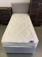 KIDS SHORT DIVAN BED IN GREY