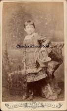 LONDON CDV GIRL FRILLY DRESS