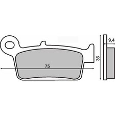 Rear Brake Pads Honda CRF 230