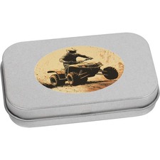 'Quad Bike Rider' Metal Hinged