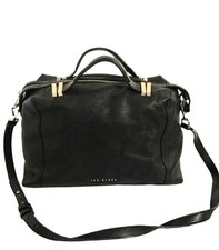 Ted Baker Albee Black Leather Medium/large Satchel Bag