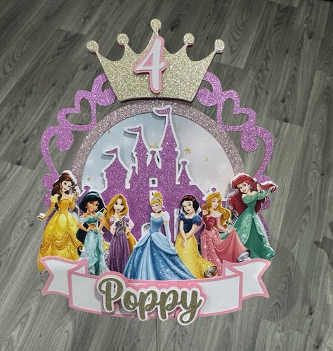 Princess personalised cake - princess,