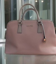 Maria Carla Pink Bag Leather Top Handle Bag Made In Italy. 