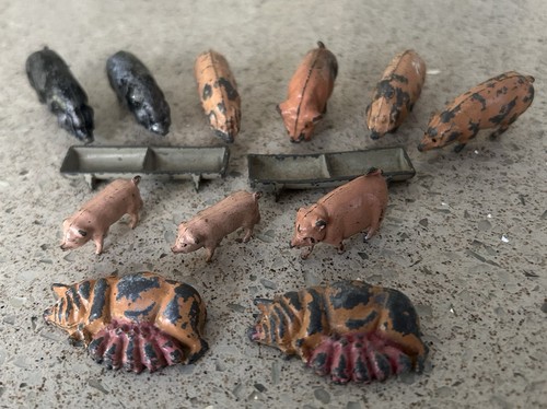 Vintage lead farmyard - vintage, x