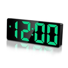 Digital Alarm Clock Mains Powered Electric Battery Alarm Clocks Bedside for