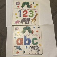 The Very Hungry Caterpillar"s 123 and abc by Carle, Eric Book Bundle 