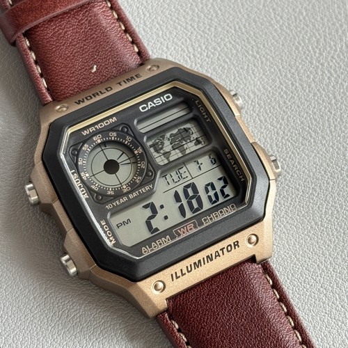 Casio 1200whl 5avef - ae-1200whl-5avef, gold