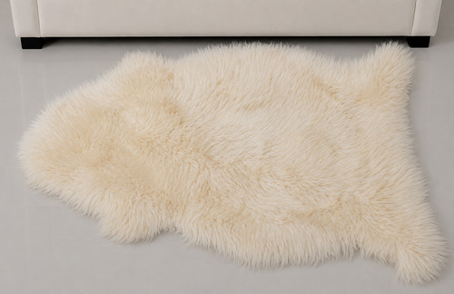 Genuine ivory sheepskin - genuine,