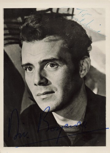 Dirk bogarde 4x5 vintage - bogarde,