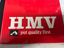 HMV AUG 1965 TV,RECORD PLAYER,STEREOGRAMS,RADIO CATALOGUE VERY RARE