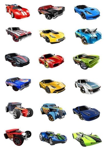 Hot wheels edible - wheels, cake