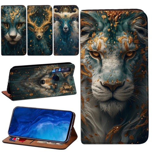 Leather stand wallet cover - leather,