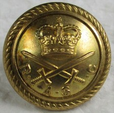 British Naval:"ROYAL ARMY SERVICE CORPS FLEET BRASS BUTTON" (24mm, QE2, 1950s)